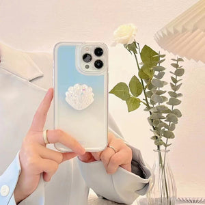 Advanced Gradient Blue Colorful Shell Phone Case