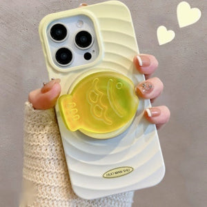 Elevate Your Style with the Gradient Ripple Circle Phone Case