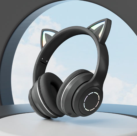 Cat Ear Luminous Electric Wireless Headphone