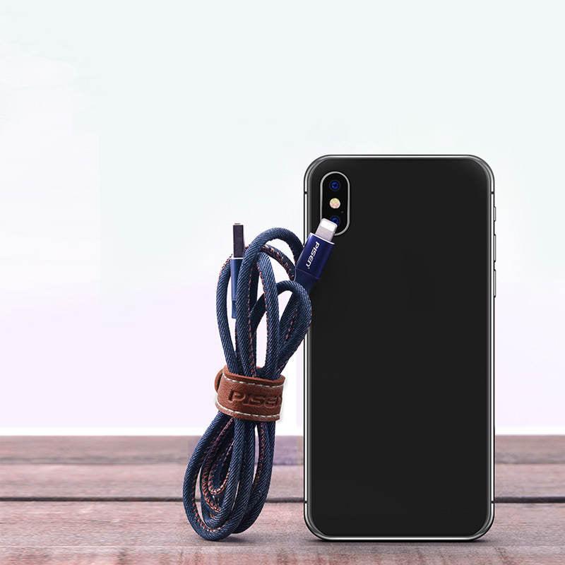 Denim Mobile Phone Fast Charging Data Cable