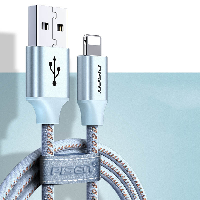 Denim Mobile Phone Fast Charging Data Cable