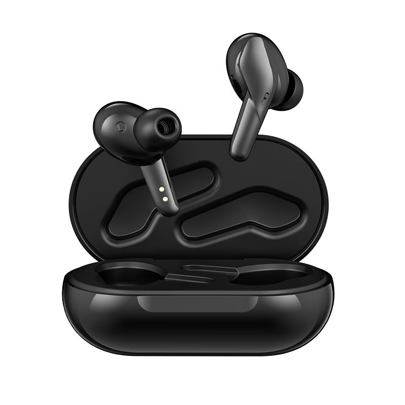 Binaural In Ear Gaming Black Earbuds