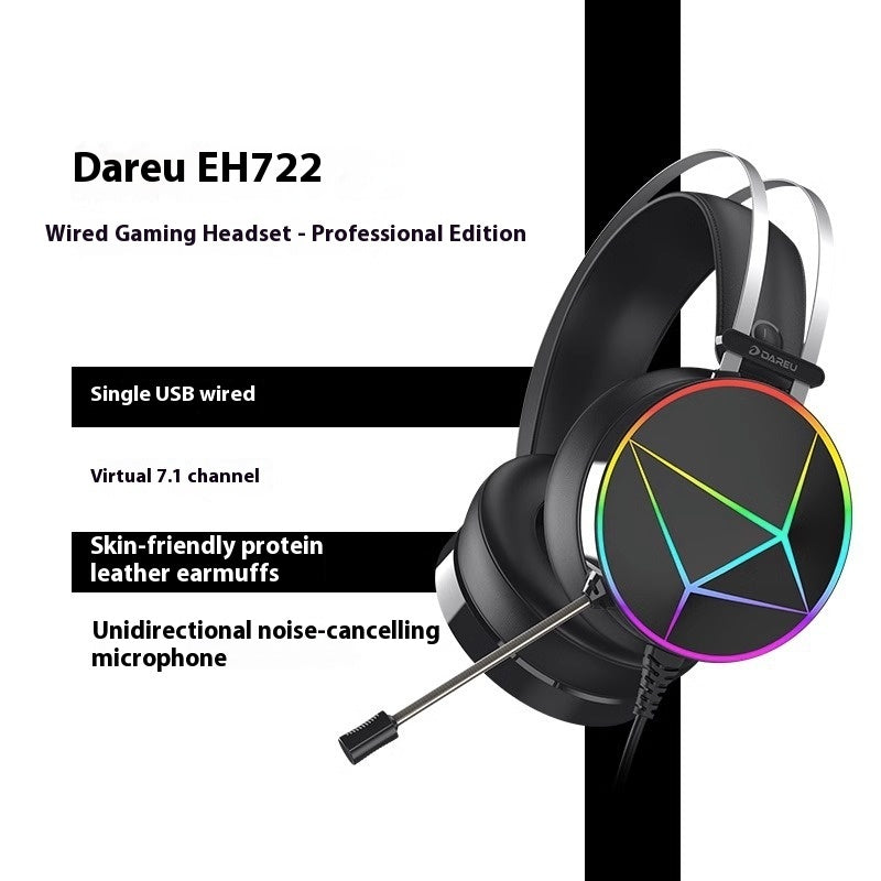 Gaming Electronic Noise Cancelling Wired Headphones
