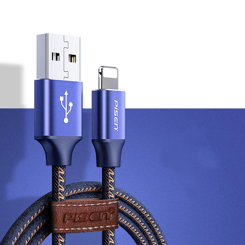 Denim Mobile Phone Fast Charging Data Cable
