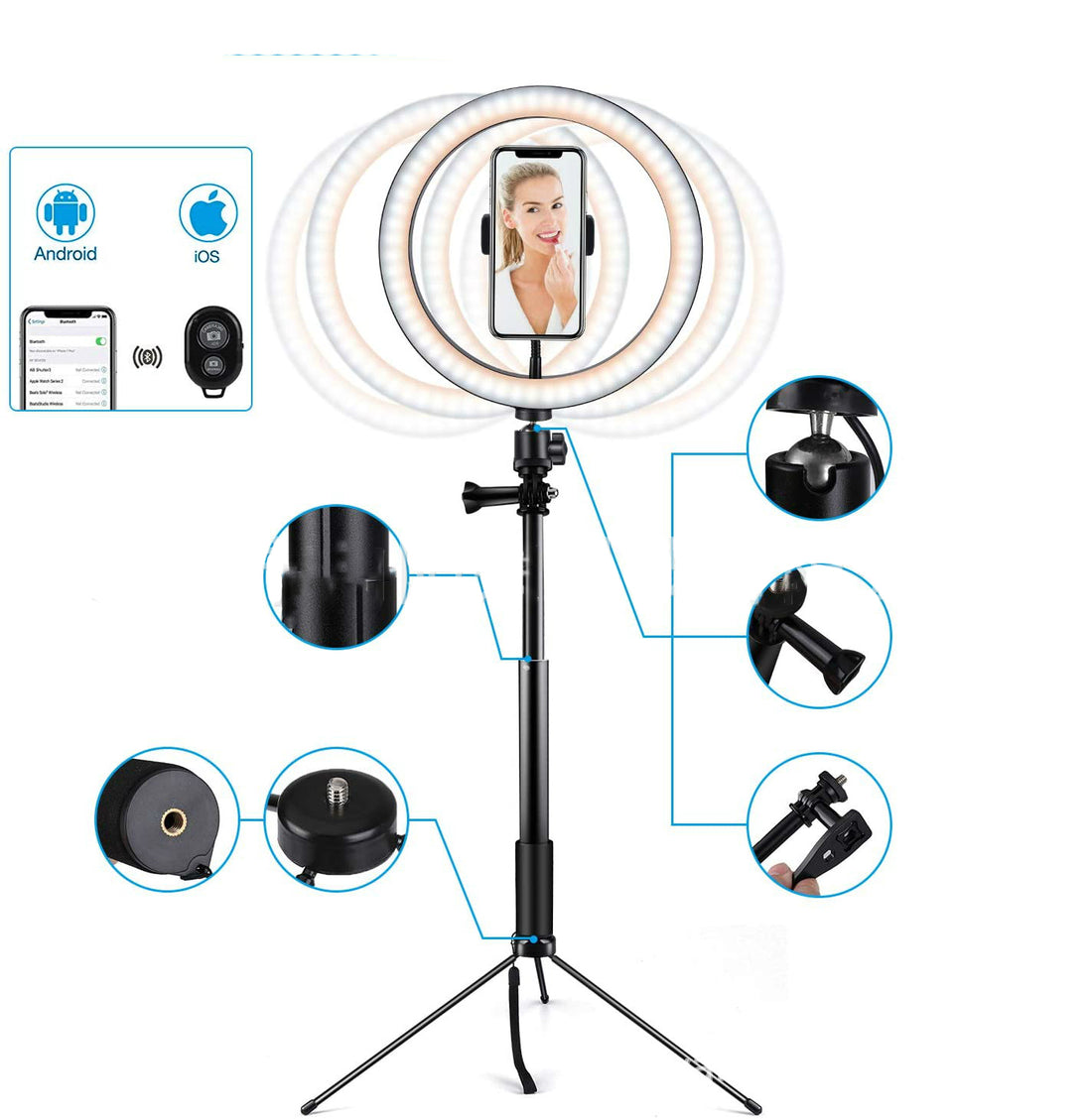 10 LED Ring Light Tripod Stand