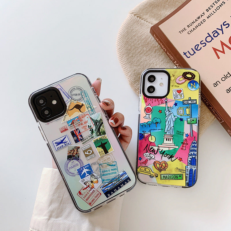 Fashion World Travel Label Phone Cases
