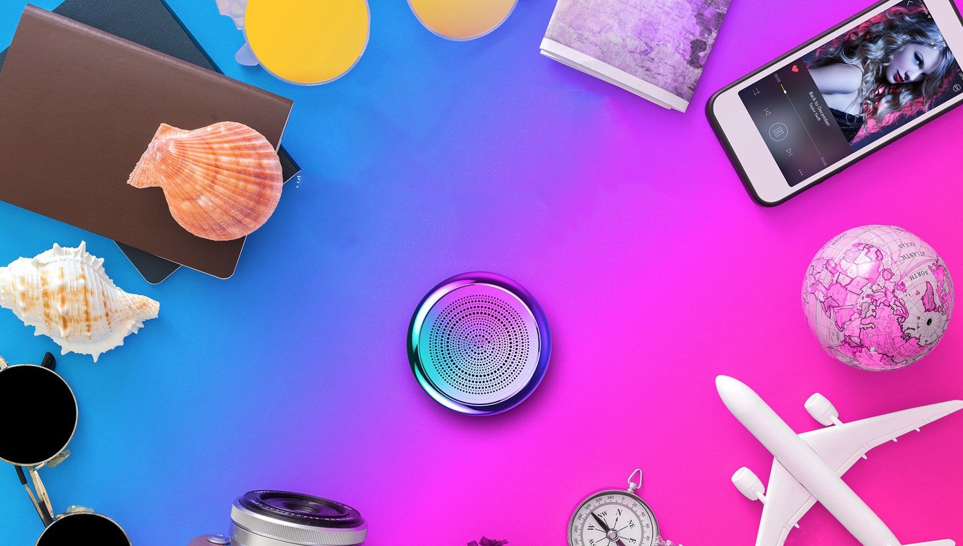 Compact TWS Bluetooth Speaker for Powerful Sound on the Go