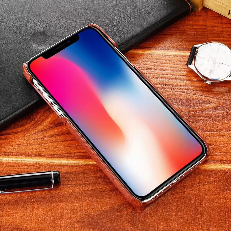 PU leather phone back cover