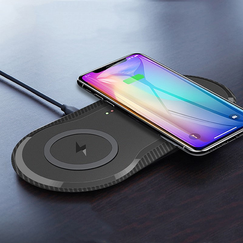 Wireless Dual Mobile Phone Charger