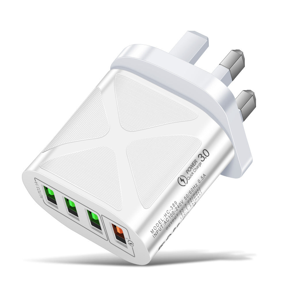 Fast Mobile Phone Charger With Multiple Ports