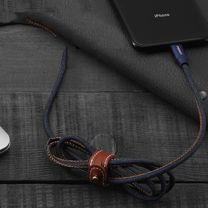 Denim Mobile Phone Fast Charging Data Cable