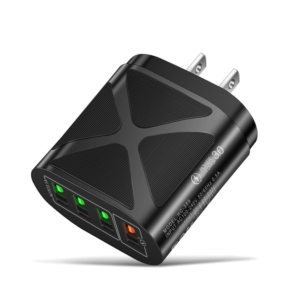 Fast Mobile Phone Charger With Multiple Ports