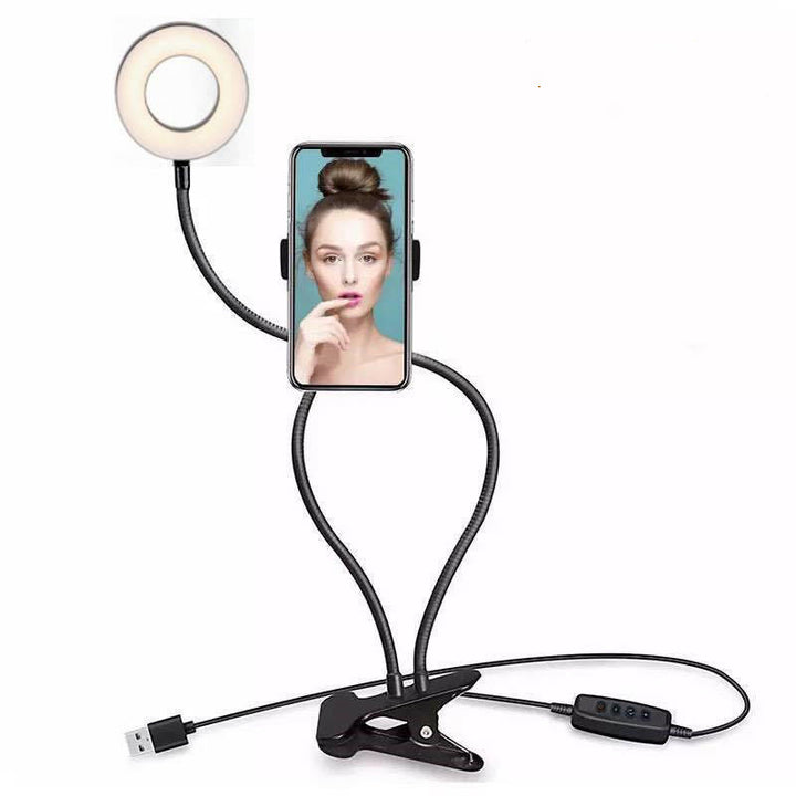 Selfie Ring Light With Cell Phone Holder