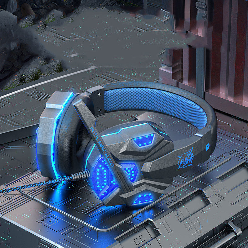 Gaming 7.1 Wire-controlled ight-emitting Headphones