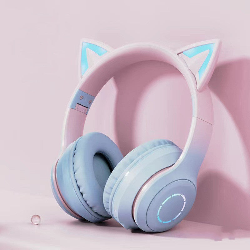 Cat Ear Luminous Electric Wireless Headphone