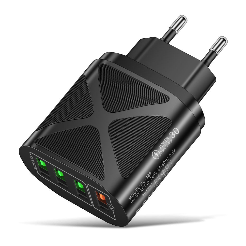 Fast Mobile Phone Charger With Multiple Ports