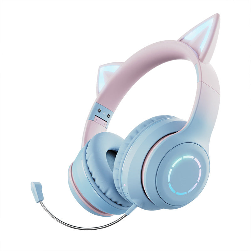 Cat Ear Luminous Electric Wireless Headphone