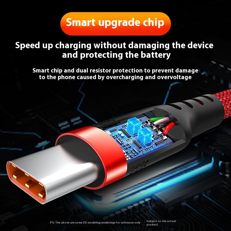 Lengthened Type-C Mobile Phone Charging Cable