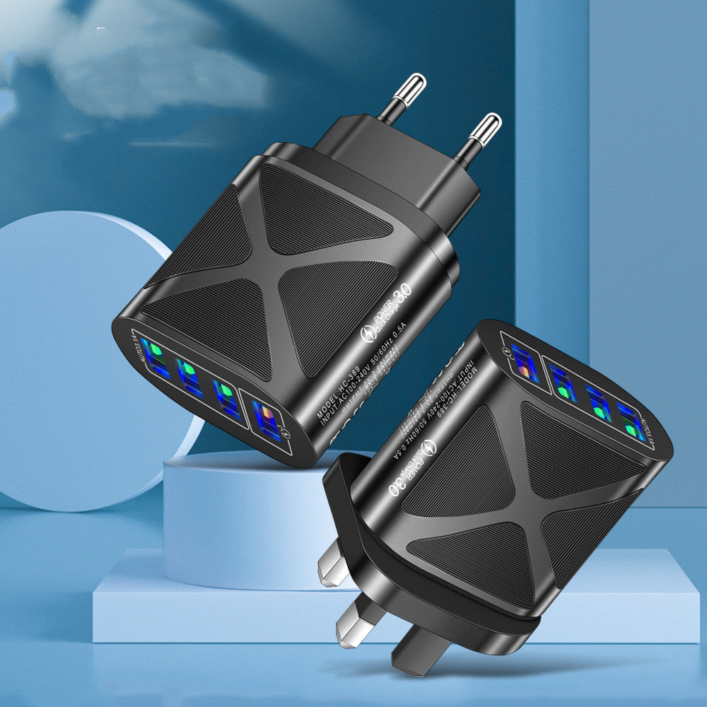 Fast Mobile Phone Charger With Multiple Ports